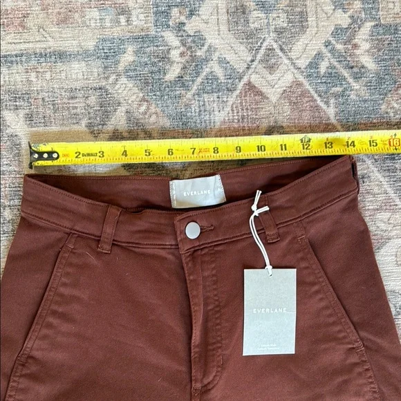 Everlane Brown Ankle Barrel Leg Pants - Picture 7 of 9